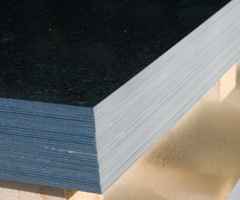 sheets of hot dipped galvanised steel